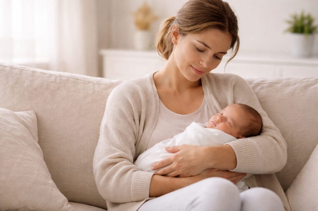 Når baby kun vil falde i søvn hos mor