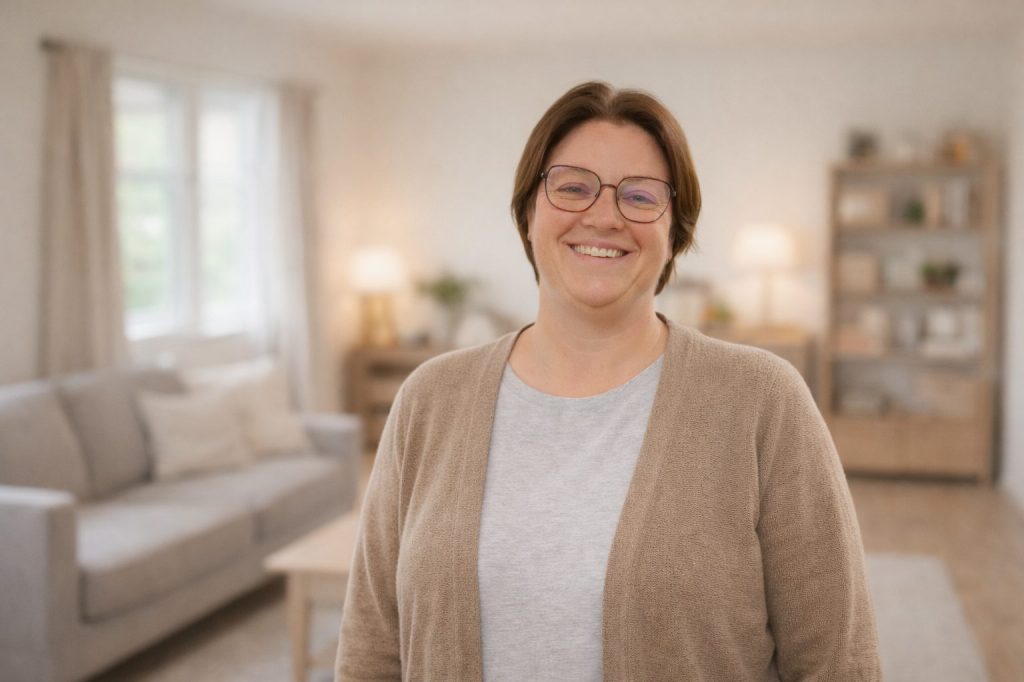 rikkes historie et foto af Rikke, der har følger efter hjernerystelse